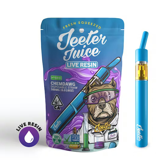 Jeeter Juice Disposable Live Resin Straw – Chemdawg